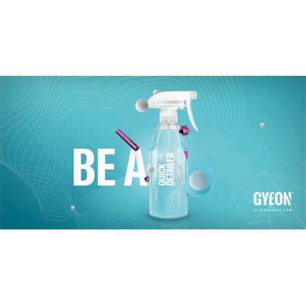 Gyeon Canvas Banner "BE QUICK" 200 x 100