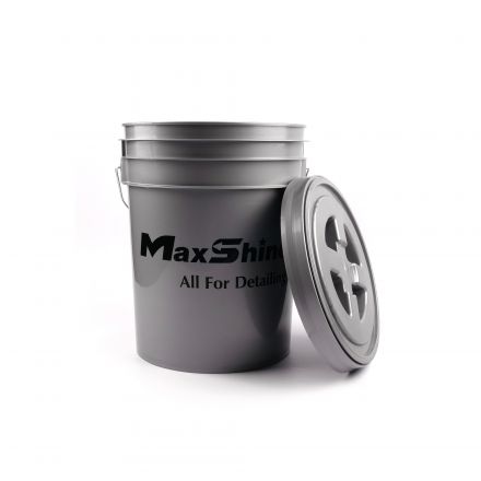 MaxShine Detailing Bucket With Lid 20L