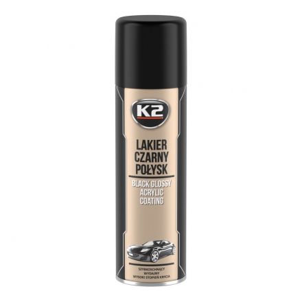 K2 Pro Black Acrylic High Gloss 500ml