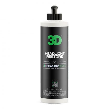 3D GLW Series Headlight Restorer 273ml