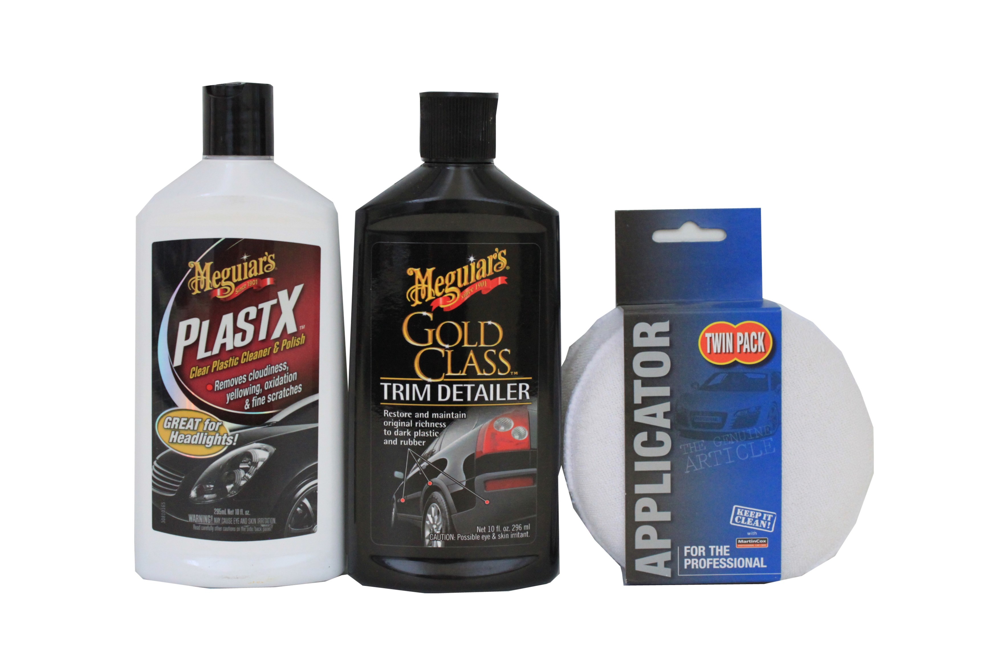 Meguiar's G12310 PlastX Clear Plastic Cleaner & Polish - 10 oz. (5 pack) 