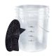 Gipy Clear Bucket Kit 19L