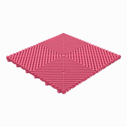 Gipy Modular Floor Tile 40x40cm Pink