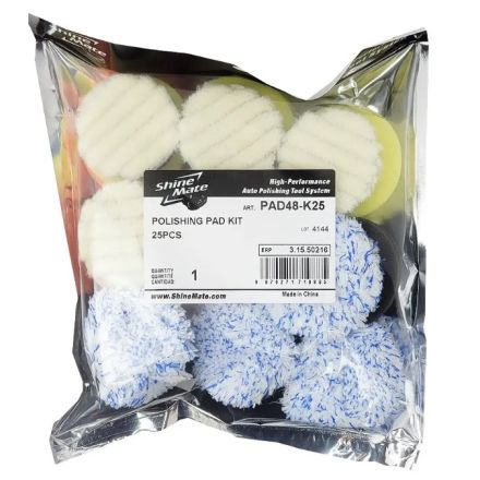 ShineMate Nano Polishing Pad KIT 48mm 25/1
