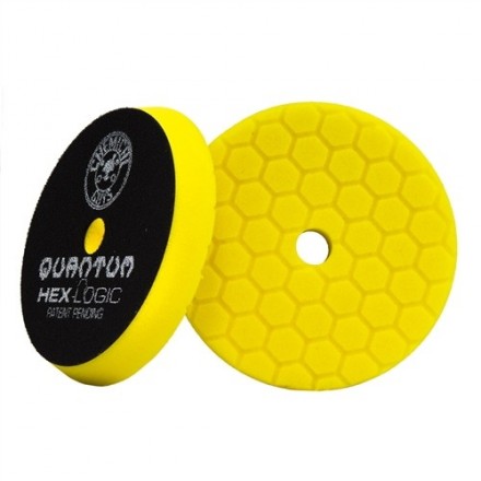 Chemical Guys Hex-Logic Quantum Yellow Heavy Cutting Pad 165mm