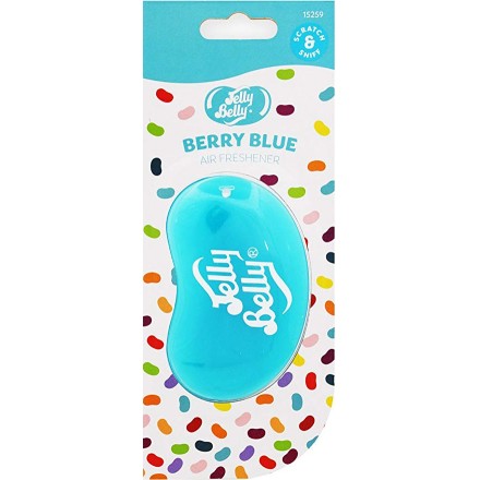 Jelly Belly 3D Air Freshner Berry Blue