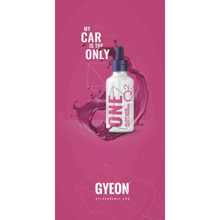 Gyeon Canvas Banner Stand 'My car is the only One' 100x200